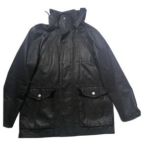 STEVEN ALAN Hooded Engineers Wax Field Jacket Coat Parka SIze Small‎